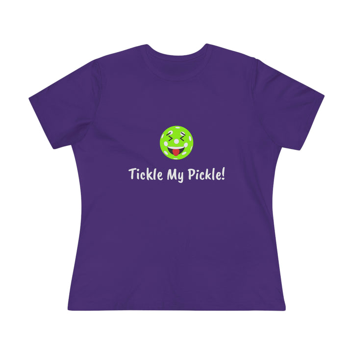 Tickle My Pickle Women's Relaxed-Fit T-shirt - Great Pickleball Stuff