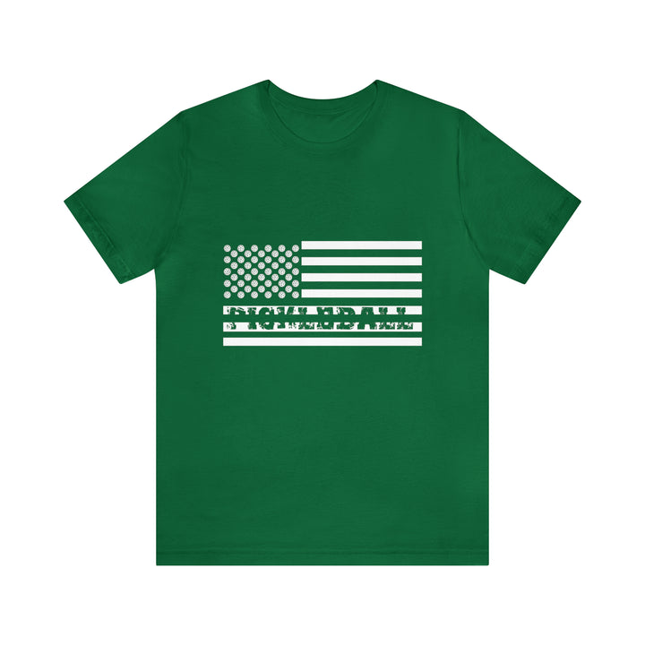 Pickleball Flag Transparent Unisex T-Shirt - Great Pickleball Stuff