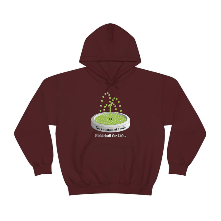 The Pickleball Fountain-Green Unisex Hoodie - Great Pickleball Stuff