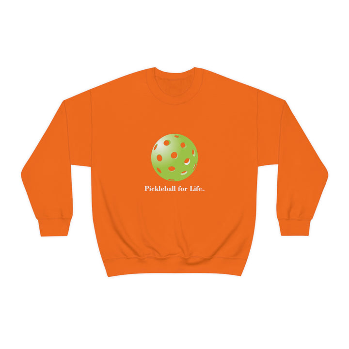 Pickleball for Life-Green Unisex Crewneck Sweatshirt - Great Pickleball Stuff