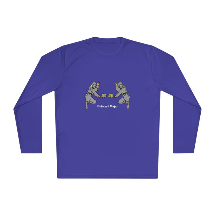 Pickleball Ninjas-Women's Doubles Unisex Moisture-Wicking Long Sleeve Tee - Great Pickleball Stuff