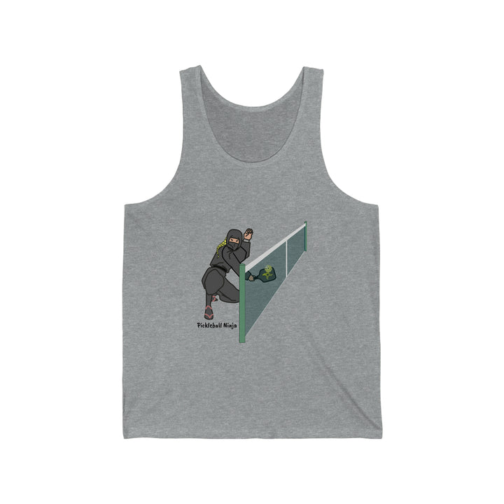 Pickleball Ninja Dinking-Female Unisex Cotton Tank - Great Pickleball Stuff