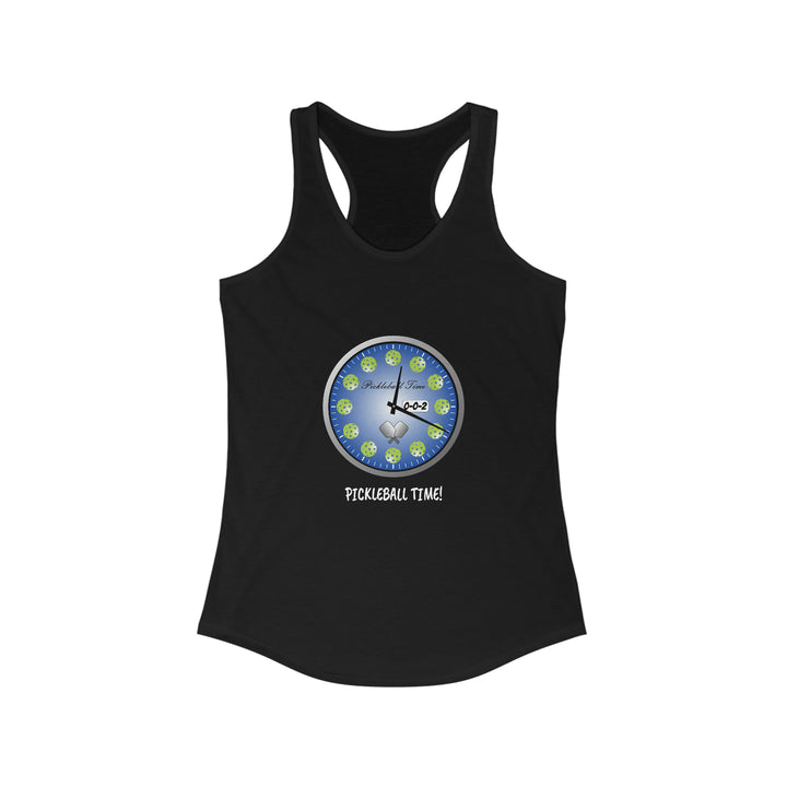 Pickleball Time Women's Racerback Tank - Great Pickleball Stuff