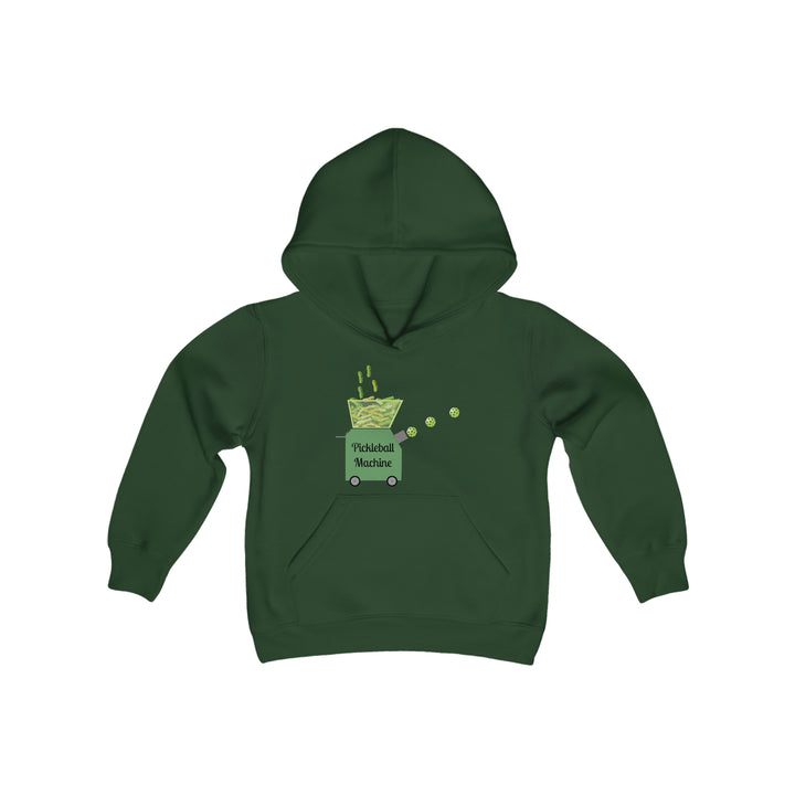 The Pickleball Machine Youth Hoodie - Great Pickleball Stuff