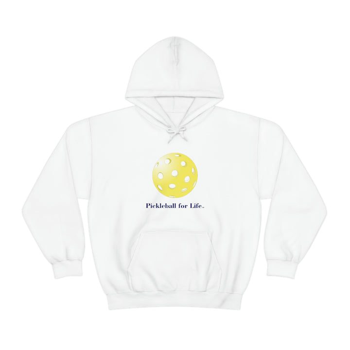 Pickleball for Life-Yellow Unisex Hoodie - Great Pickleball Stuff