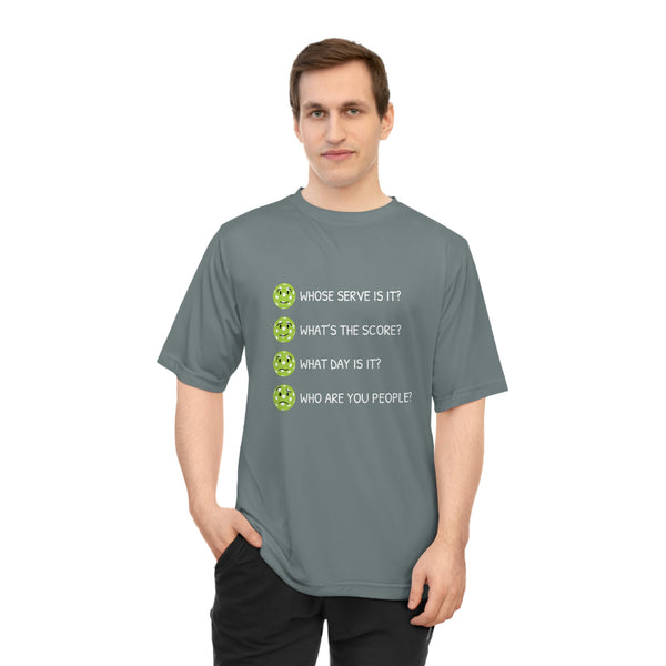 Who Are You People? Unisex Moisture-Wicking T-Shirt - Great Pickleball Stuff