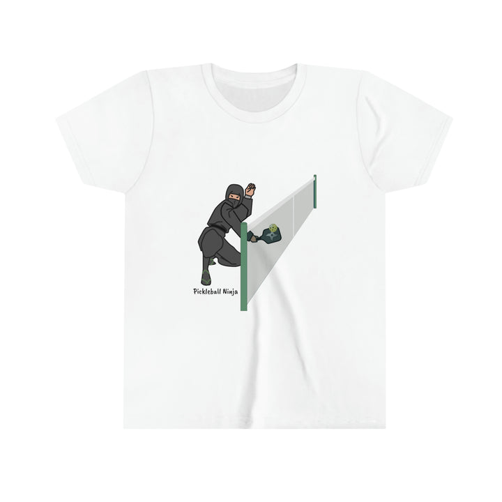 Pickleball Ninja Dinking-Male Youth T-Shirt - Great Pickleball Stuff