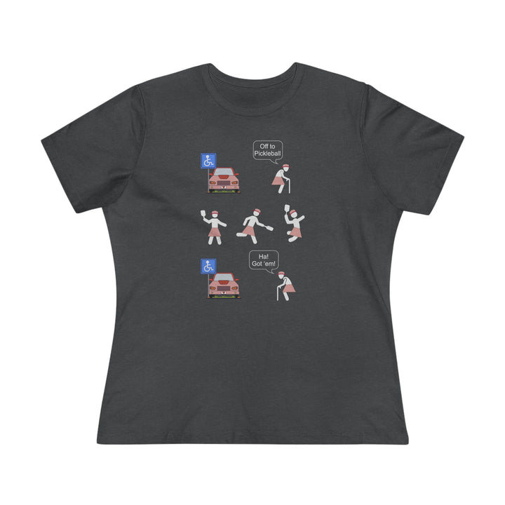 Got'em! (Old Woman) Women's Relaxed-Fit T-shirt - Great Pickleball Stuff