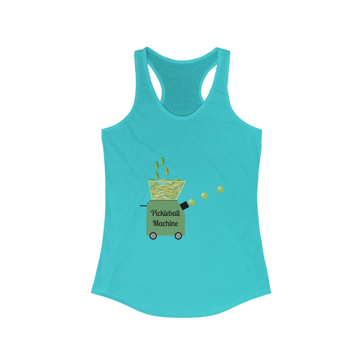 The Pickleball Machine Women's Racerback Tank - Great Pickleball Stuff