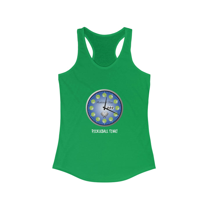 Pickleball Time Women's Racerback Tank - Great Pickleball Stuff