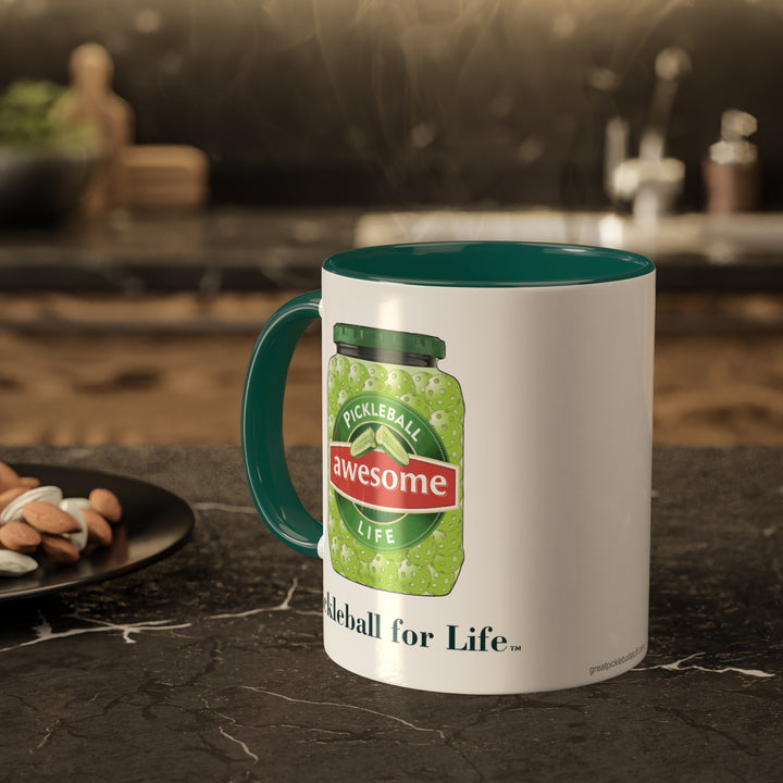 Awesome Pickles Coffee Mug-Great Pickleball Stuff