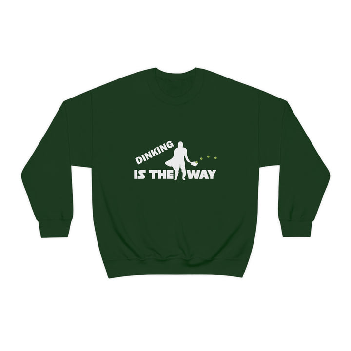 Dinking is the Way Unisex Crewneck Sweatshirt - Great Pickleball Stuff