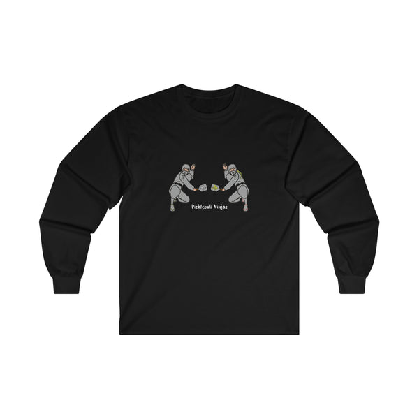 Pickleball Ninjas-Mixed Doubles Ultra Cotton Long Sleeve Tee - Great Pickleball Stuff