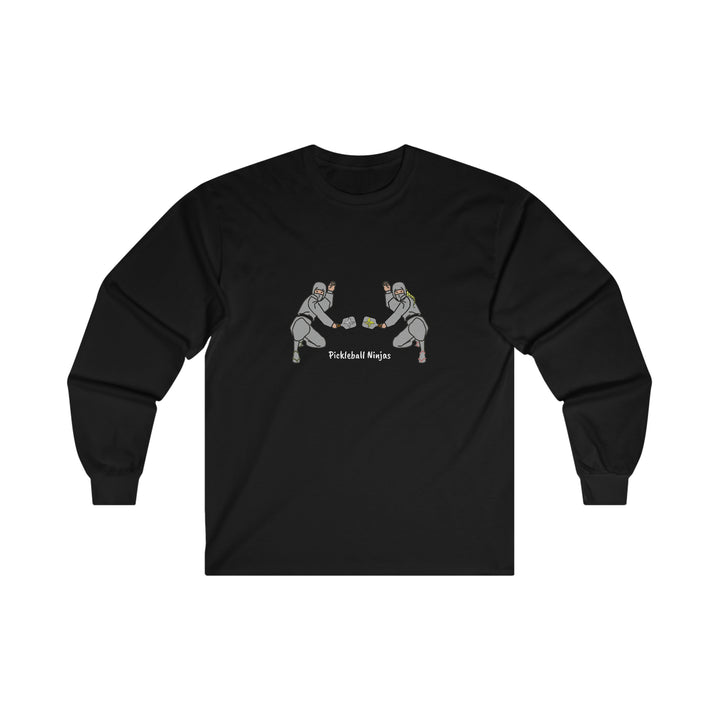 Pickleball Ninjas-Mixed Doubles Ultra Cotton Long Sleeve Tee - Great Pickleball Stuff