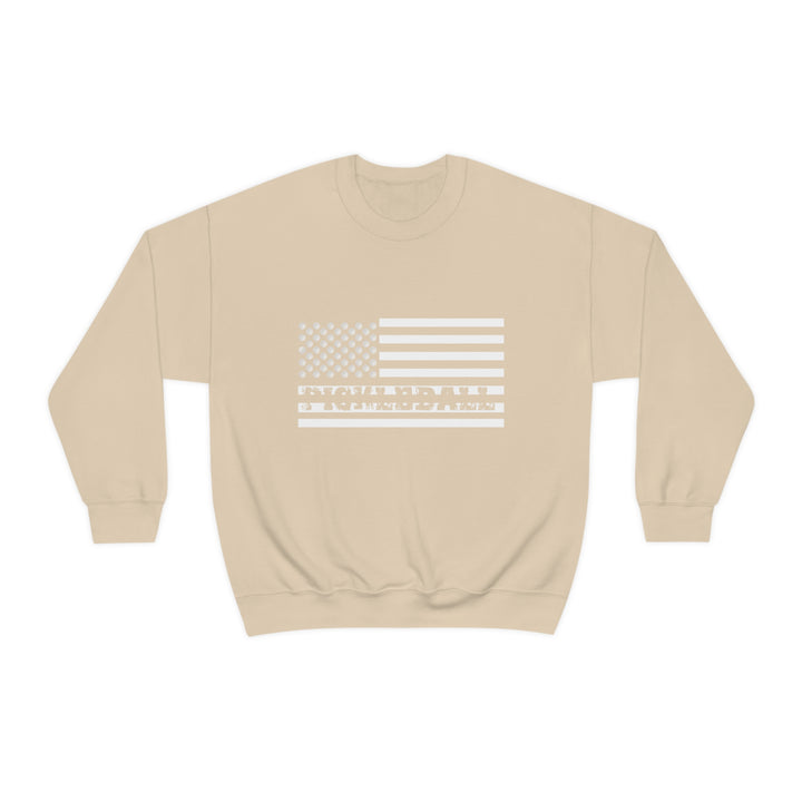 Pickleball Flag Transparent Unisex Crewneck Sweatshirt - Great Pickleball Stuff