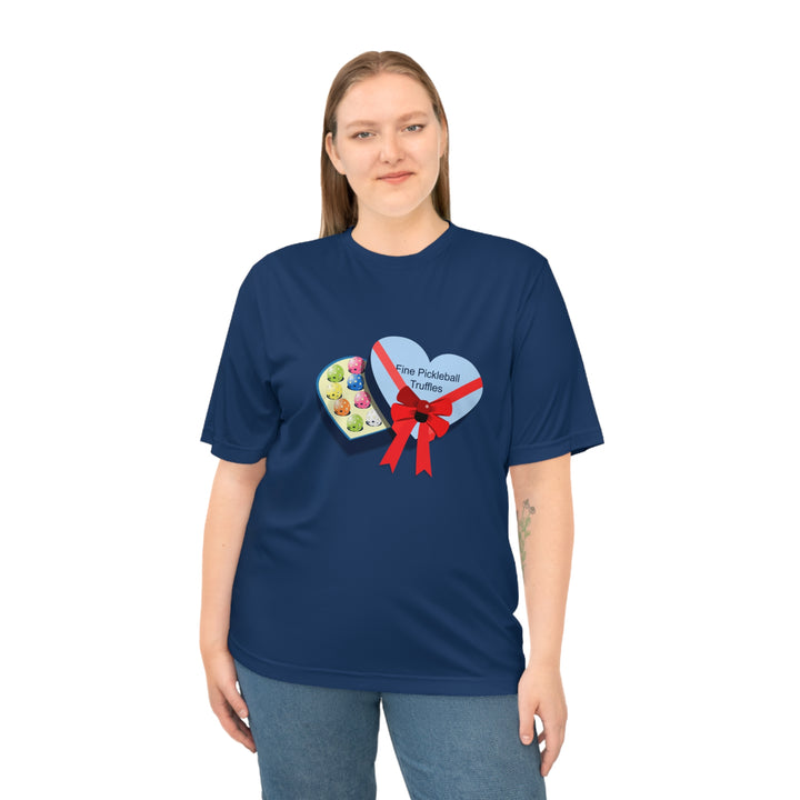 Pickleball Truffles Unisex Moisture-Wicking T-Shirt - Great Pickleball Stuff