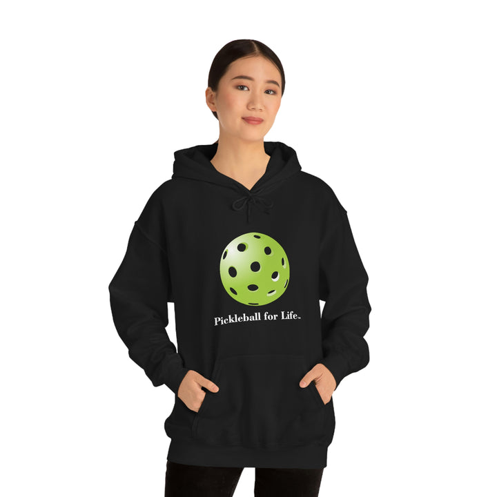 Pickleball for Life-Green Unisex Hoodie - Great Pickleball Stuff