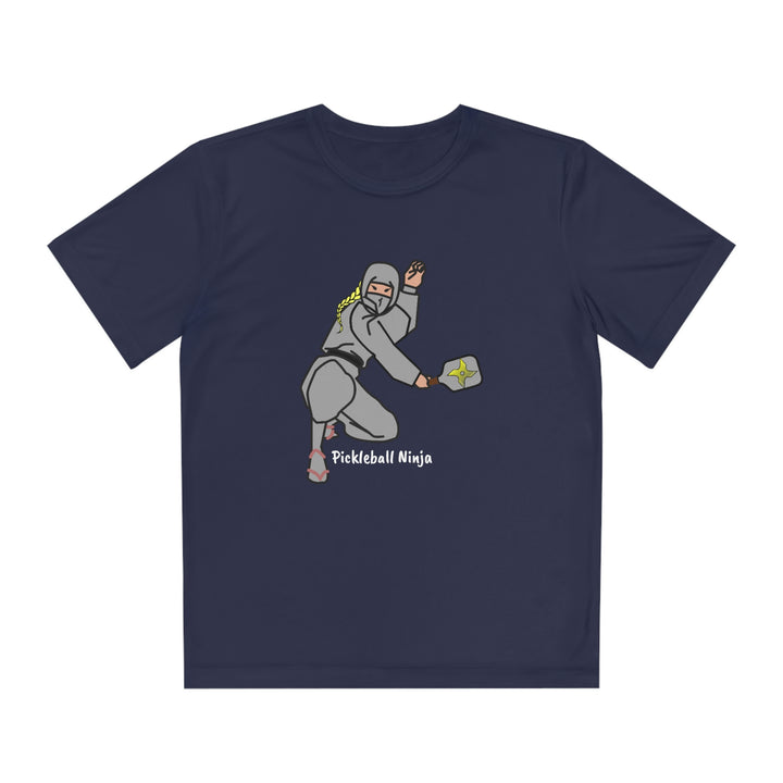 Pickleball Ninja-Female Youth Moisture-Wicking T-Shirt - Great Pickleball Stuff