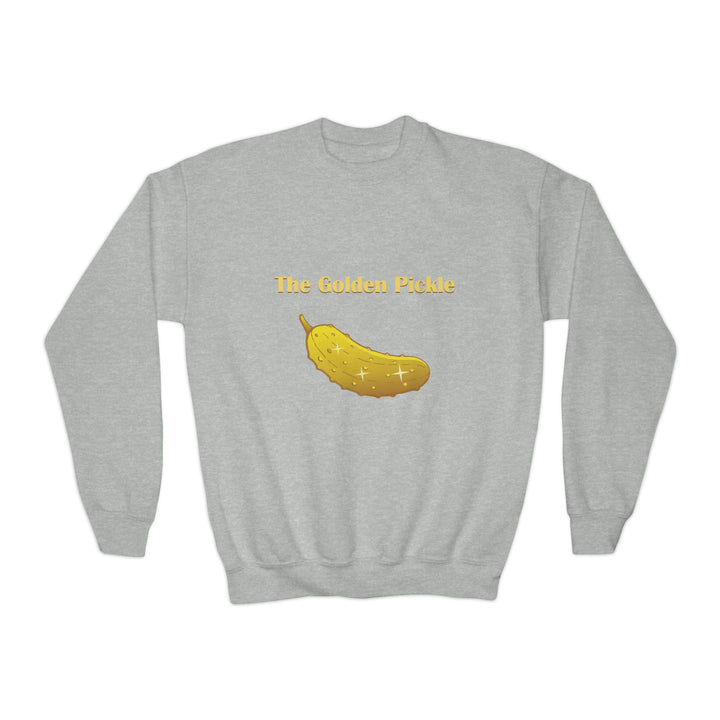 The Golden Pickle Youth Crewneck Sweatshirt - Great Pickleball Stuff