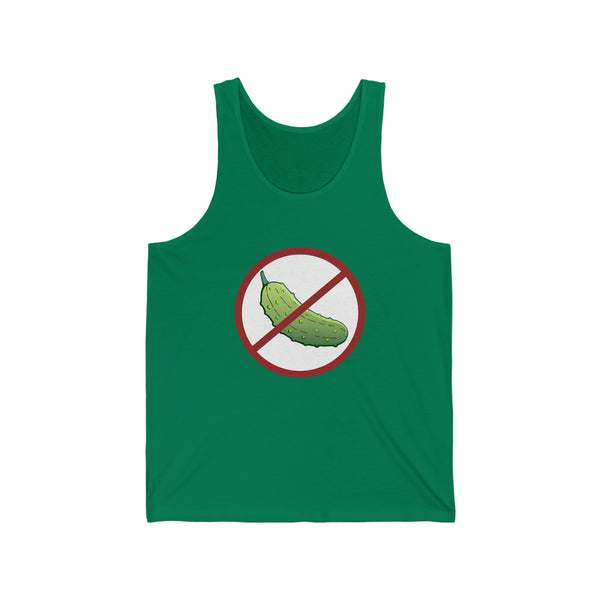 No Pickle! Unisex Cotton Tank - Great Pickleball Stuff