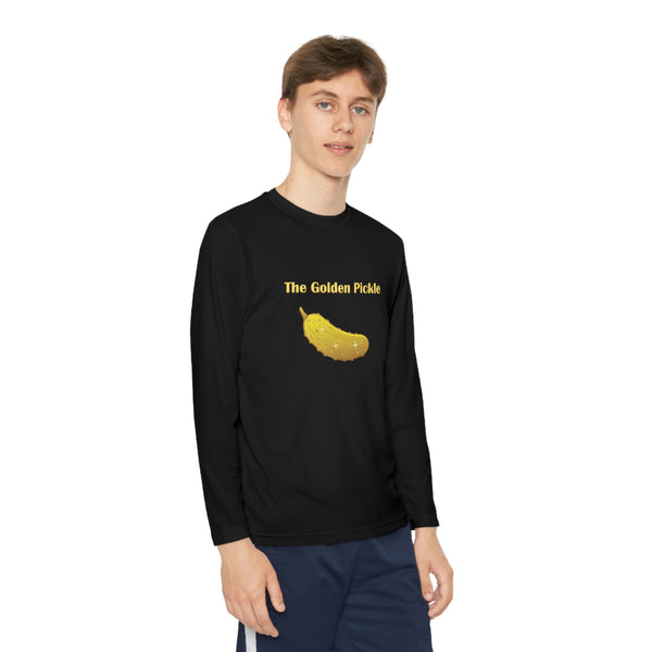 The Golden Pickle Youth Long Sleeve Moisture-Wicking T-Shirt - Great Pickleball Stuff