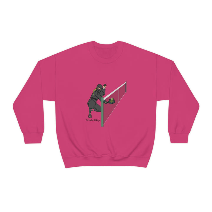 Pickleball Ninja Dinking-Female Unisex Crewneck Sweatshirt - Great Pickleball Stuff