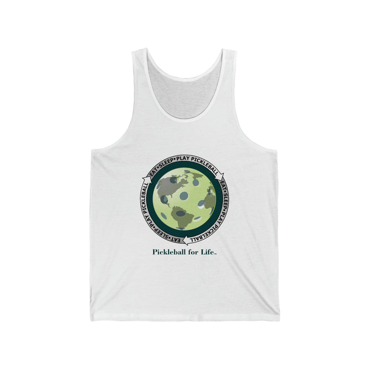 Eat Sleep Play Pickleball Unisex Cotton Tank - Great Pickleball Stuff