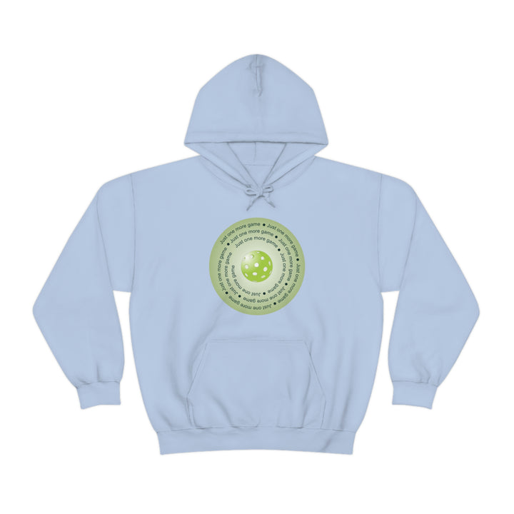 Just One More Game-Green Unisex Hoodie - Great Pickleball Stuff