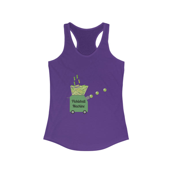 The Pickleball Machine Women's Racerback Tank - Great Pickleball Stuff