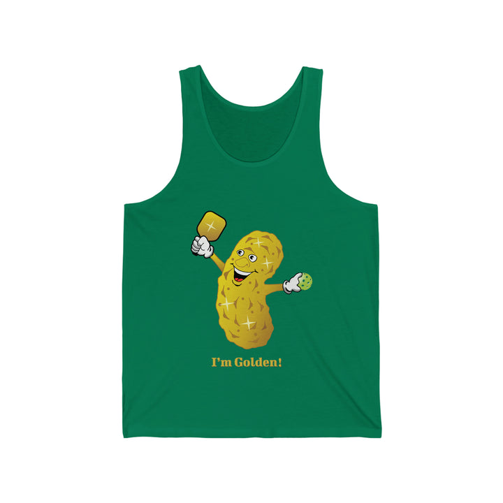 I'm Golden! Unisex Cotton Tank - Great Pickleball Stuff