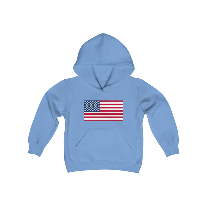 Pickleball Stars Flag Youth Hoodie - Great Pickleball Stuff