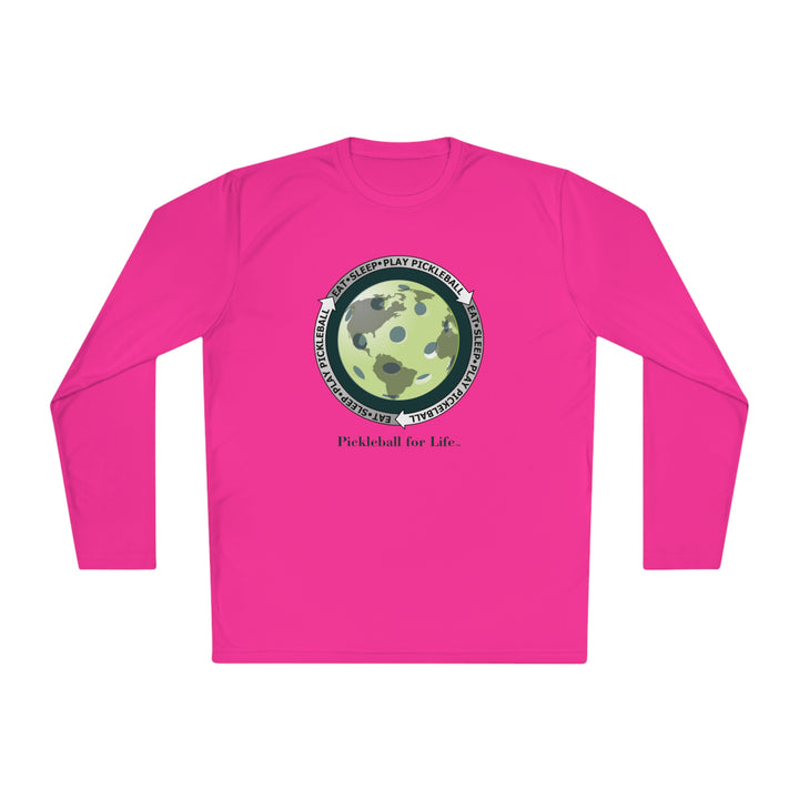 Eat Sleep Play Pickleball Unisex Moisture-Wicking Long Sleeve Tee - Great Pickleball Stuff