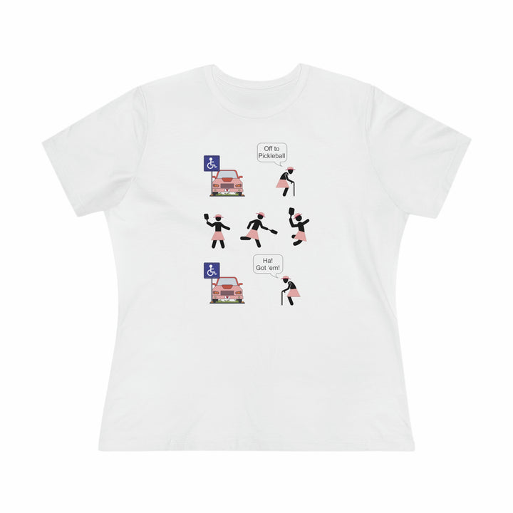 Got'em! (Old Woman) Women's Relaxed-Fit T-shirt - Great Pickleball Stuff