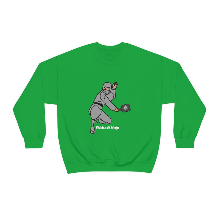 Pickleball Ninja-Male Unisex Crewneck Sweatshirt - Great Pickleball Stuff