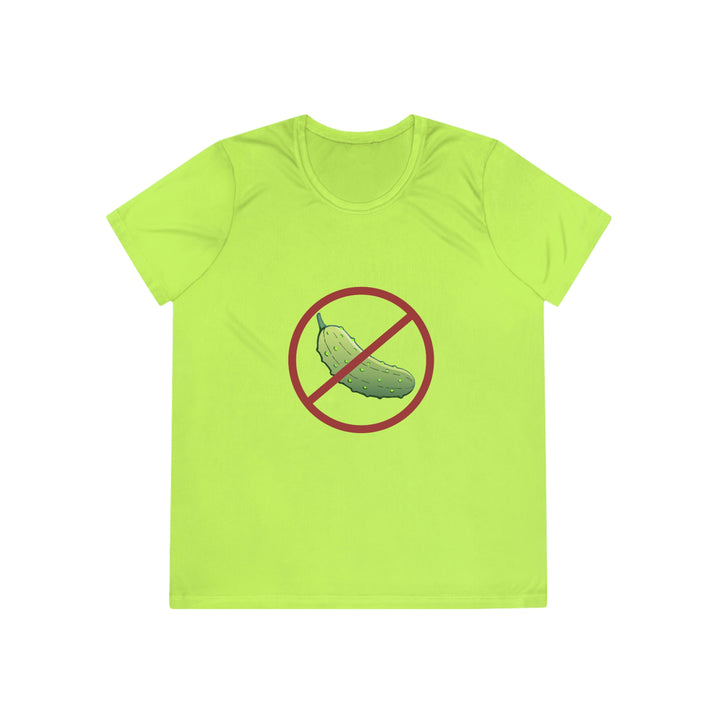 No Pickle! Women's Moisture-Wicking T-Shirt - Great Pickleball Stuff