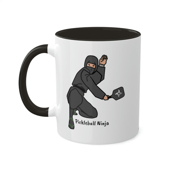 Pickleball Ninja-Male Coffee Mug-Great Pickleball Stuff