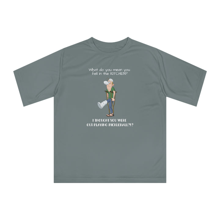 I Thought You Were Out Playing Pickleball? Unisex Moisture-Wicking T-Shirt - Great Pickleball Stuff