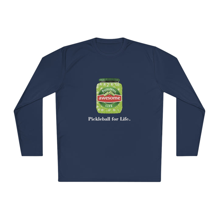 Awesome Pickles Unisex Moisture-Wicking Long Sleeve Tee - Great Pickleball Stuff