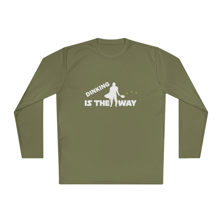 Dinking is the Way Unisex Moisture-Wicking Long Sleeve Tee - Great Pickleball Stuff