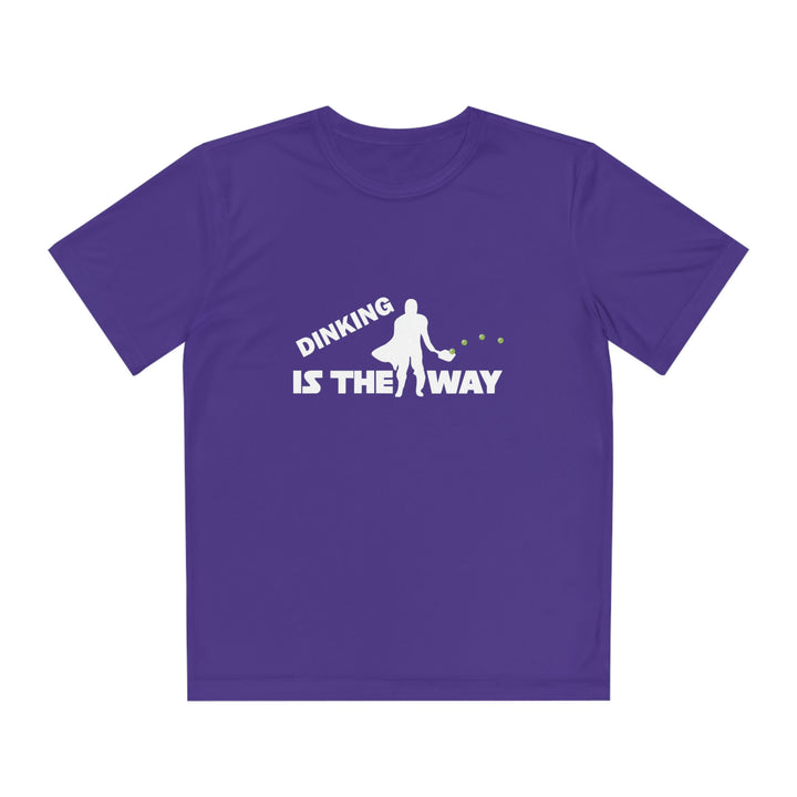 Dinking is the Way Youth Moisture-Wicking T-Shirt - Great Pickleball Stuff