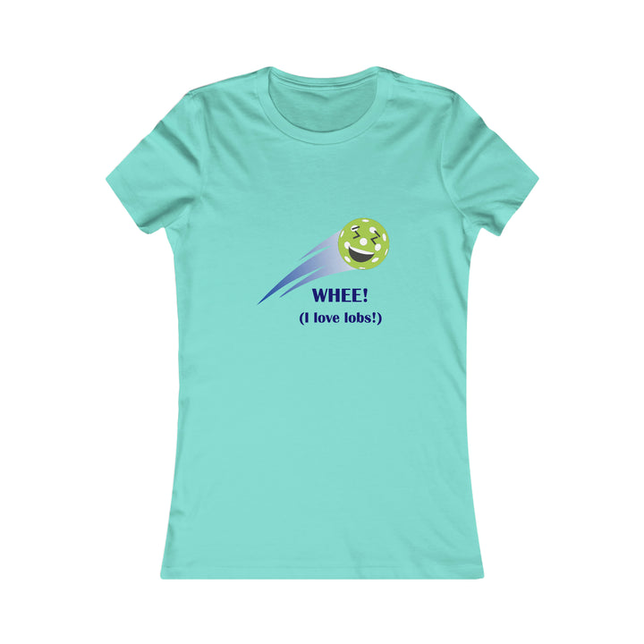 I Love Lobs! Women's Slim-Fit Premium Cotton T-Shirt - Great Pickleball Stuff