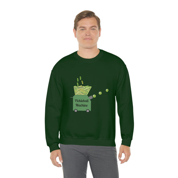 The Pickleball Machine Unisex Crewneck Sweatshirt - Great Pickleball Stuff