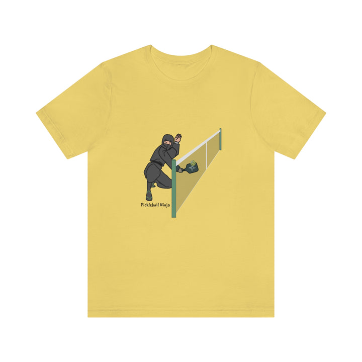 Pickleball Ninja Dinking-Male Unisex T-Shirt - Great Pickleball Stuff