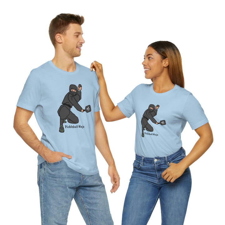 Pickleball Ninja-Male Unisex T-Shirt - Great Pickleball Stuff