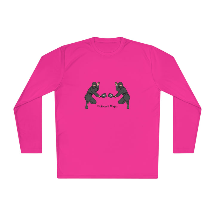 Pickleball Ninjas-Men's Doubles Unisex Moisture-Wicking Long Sleeve Tee - Great Pickleball Stuff