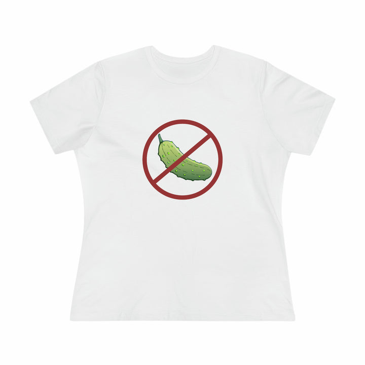 No Pickle! Women's Relaxed-Fit T-shirt - Great Pickleball Stuff