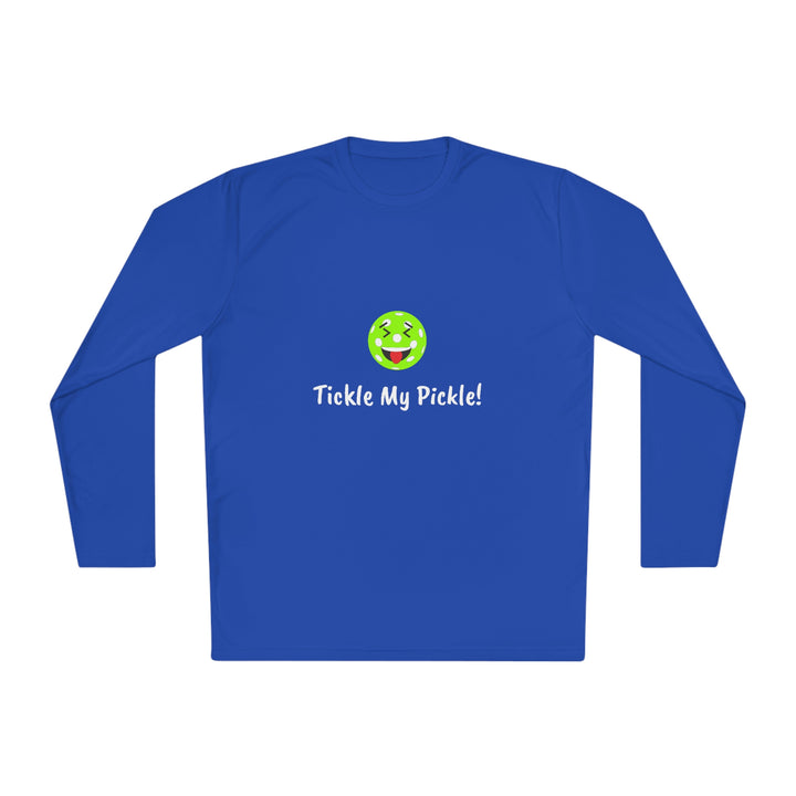 Tickle My Pickle Unisex Moisture-Wicking Long Sleeve Tee - Great Pickleball Stuff