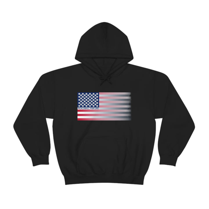 Pickleball for Life Flag (Faded) Unisex Hoodie - Great Pickleball Stuff