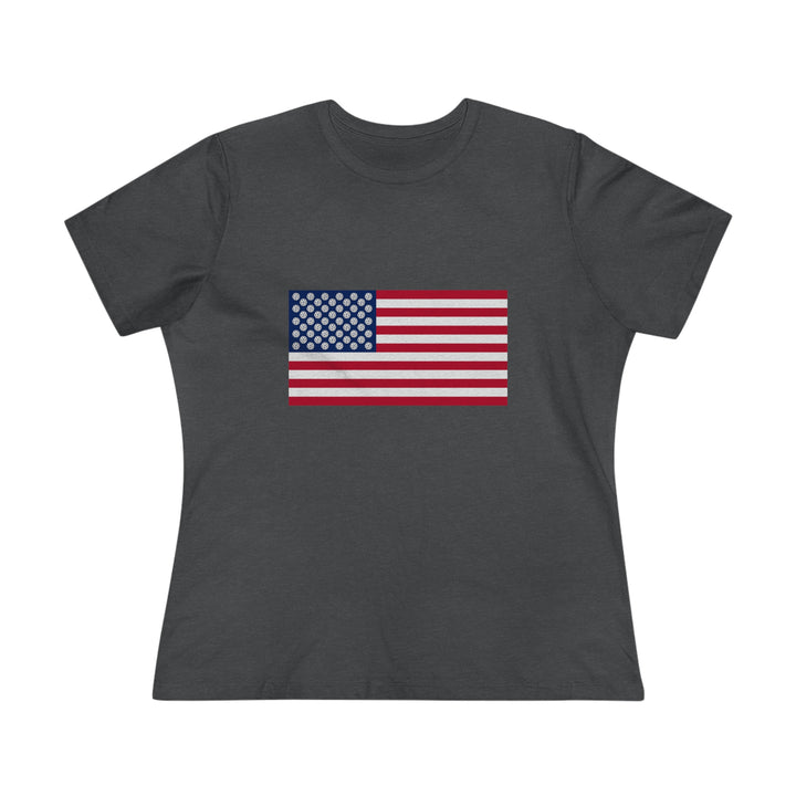 Pickleball Stars Flag Women's Relaxed-Fit T-shirt - Great Pickleball Stuff