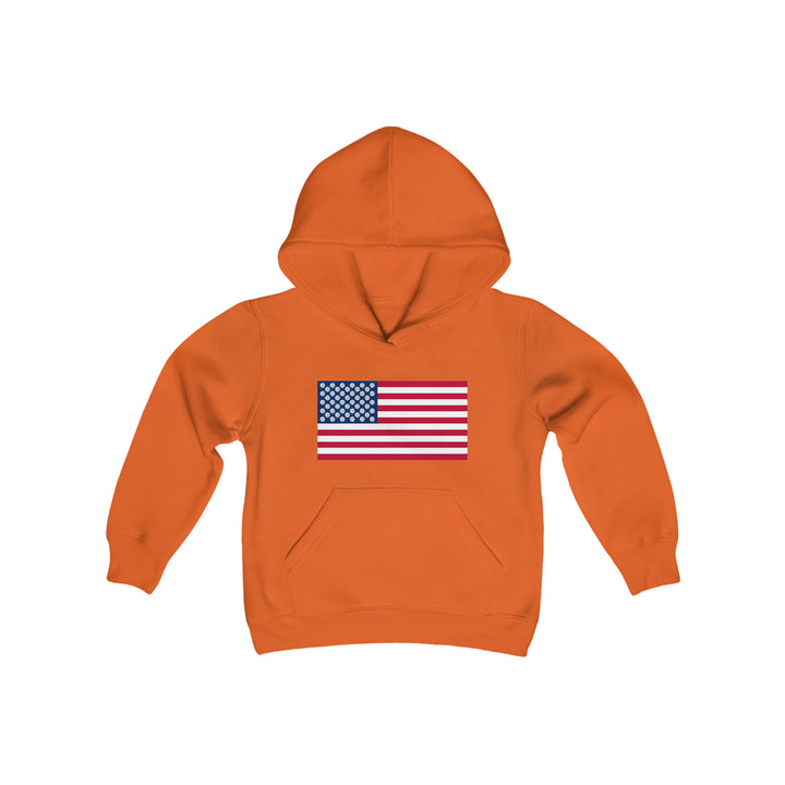 Pickleball Stars Flag Youth Hoodie - Great Pickleball Stuff